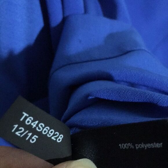 The Limited Electric Blue Tunic Top: Size Small - Picture 8 of 8